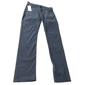 Fidelity Torino Mens Pants 32x33 Peri Blue Sateen Twill M21560 Casual